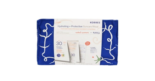 KORRES YOGHURT FACE CREAM SUNSCREEN SPF30 50ML+ΔΩΡΟ PROBIOTIC FOAMING CLEANSER 20ML & ΝΕΣΕΣΕΡ