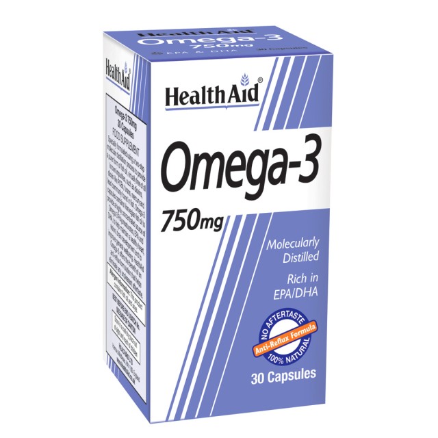 HEALTH AID OMEGA-3 750MG (EPA 425MG, DHA 325MG) 30CAPS