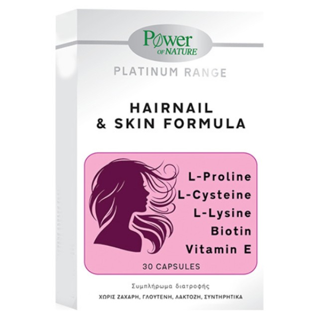 POWER HEALTH PLATINUM HAIRNAIL & SKIN FORMULA 30s, CAPS