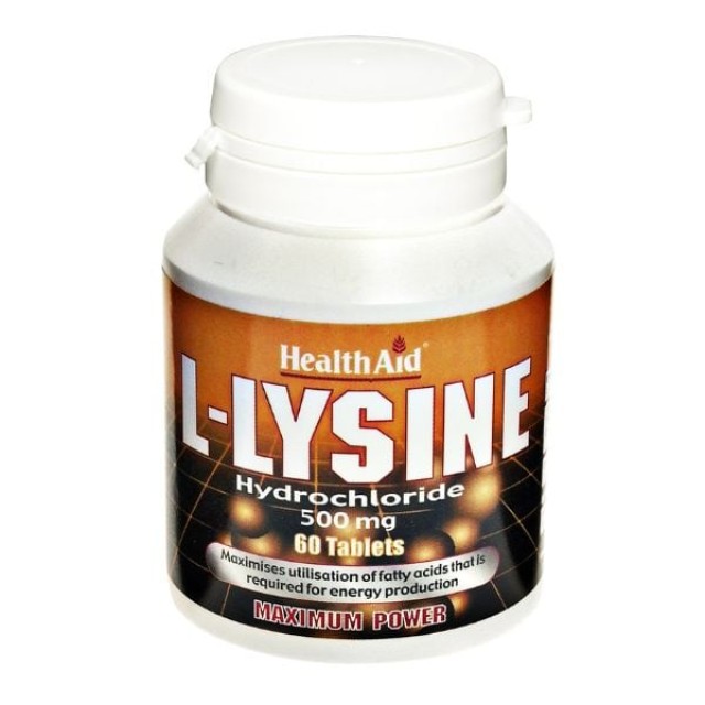 HEALTH AID L-LYSINE 500mg 60TABS