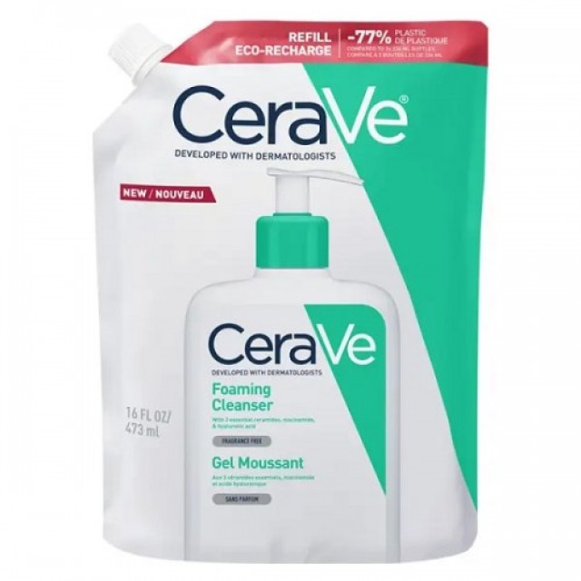 CERAVE FOAMING CLEANSER REFILL 473mL