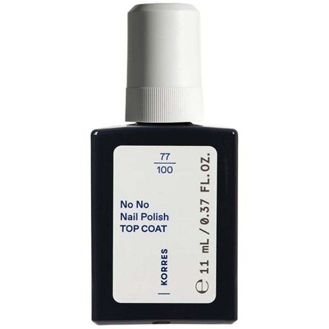 KORRES NO NO NAIL POLISH TOP COAT 11ML
