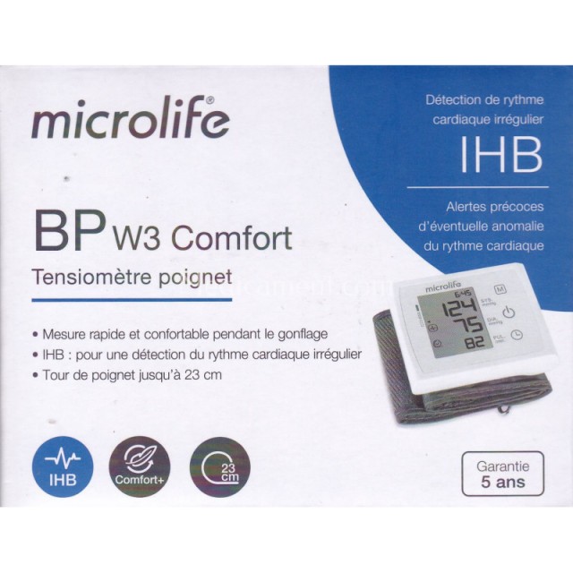 MICROLIFE BP W3 COMFORT ΨΗΦΙΑΚΟ ΠΙΕΣΟΜΕΤΡΟ ΚΑΡΠΟΥ IHB
