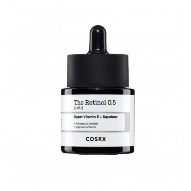 COSRX THE RETINOL 0.5 OIL- ΕΝΥΔΑΤΙΚΟ ΕΛΑΙΟ ΜΕ ΡΕΤΙΝΟΛΗ ΓΙΑ ΑΝΤΙΓΗΡΑΝΣΗ & ΜΕΙΩΣΗ ΡΥΤΙΔΩΝ 20ML