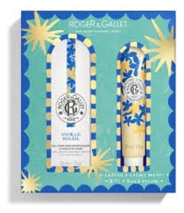 ROGER & GALLET SET VANILLE SOLEIL FRAGRANT WATER 30ML & ΔΩΡΟ ΚΡΕΜΑ ΧΕΡΙΩΝ