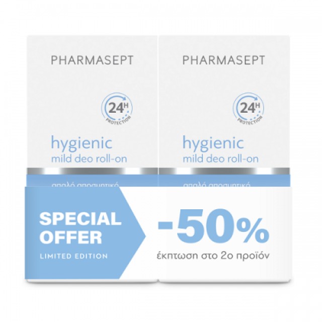 PHARMASEPT HYGIENIC DEO ROLL ON 50% ΣΤΟ 2o ΠΡΟΪΟΝ  