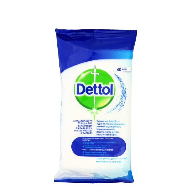 DETTOL SURFACE CLEAN WIPES 40S