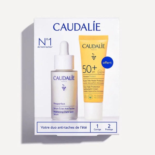CAUDALIE DUO VINOPERFECT SERUM 30ML & ΑΝΤΗΛΙΑΚΟ FLUID SPF 50+ 20ML