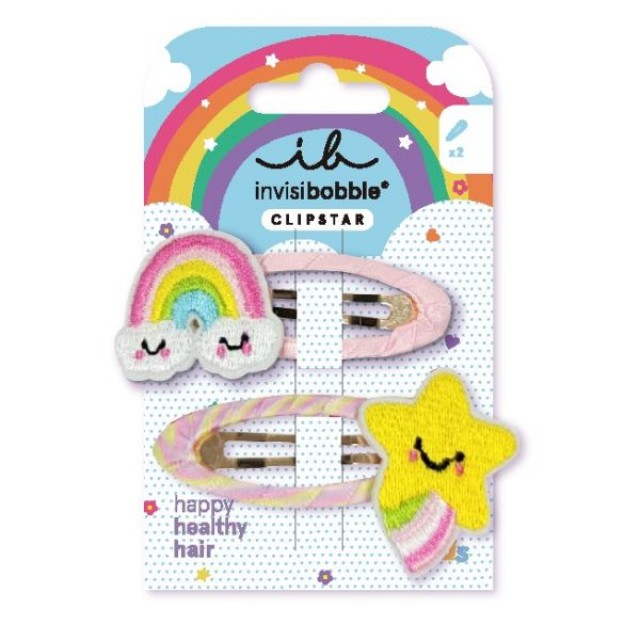 INVISIBOBBLE SNAP CLIP KIDS HAPPY SKY 2PC 