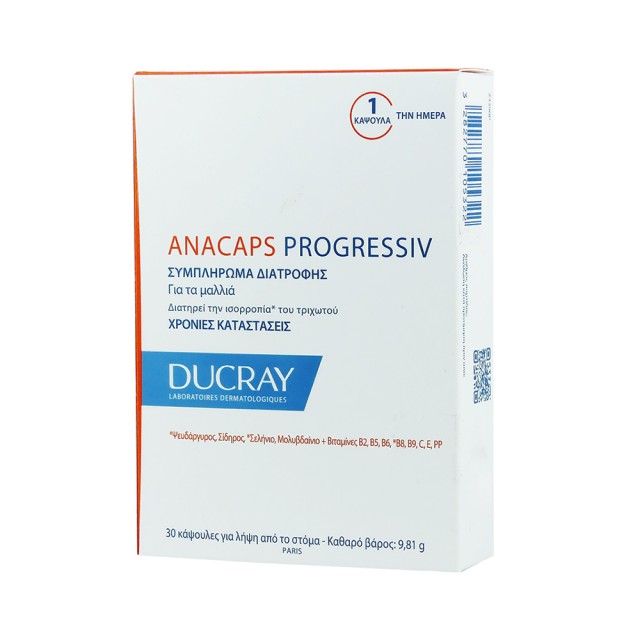 DUCRAY ANACAPS PROGRESSIV 30 caps