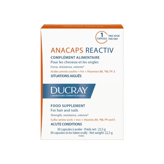 DUCRAY ANACAPS REACTIV 30 caps