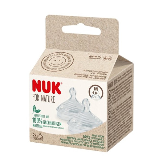 NUK FOR NATURE ΘΗΛΗ ΣΙΛΙΚΟΝΗΣ ΜΕΓΕΘΟΣ Μ X2 (NATURE SENSE)