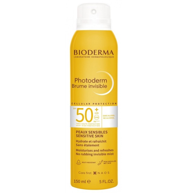 BIODERMA ΑΝΤΗΛΙΑΚΟ ΠΡΟΣΩΠΟ-ΣΩΜΑ PHOTODERM BRUME INVISIBLE SPF50+ 150ml