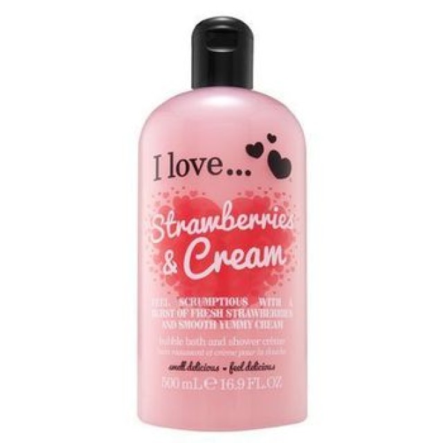 I LOVE BUBBLE BATH STRAWBERRIES & CREAM 500ml