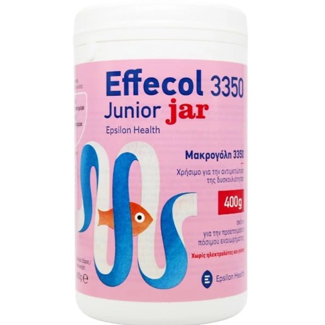 EPSILON HEALTH EFFECOL 3350 JUNIOR JAR EPSILON HEALTH 400G