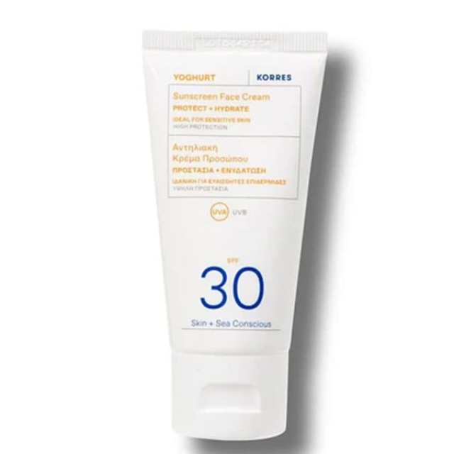 KORRES YOGHURT SUNSCREEN FACE CREAM SPF30 50ML