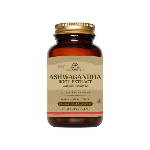 SOLGAR SFP ASHWAGANDHA ROOT EXTRACT VEGICAPS 60S
