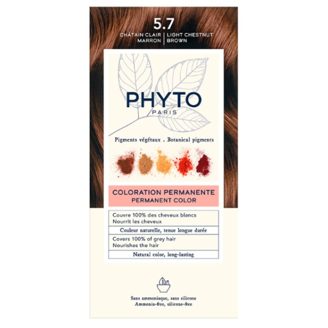 PHYTOCOLOR ΒΑΦΗ 5.7 LIGHT CHESTNUT BROWN