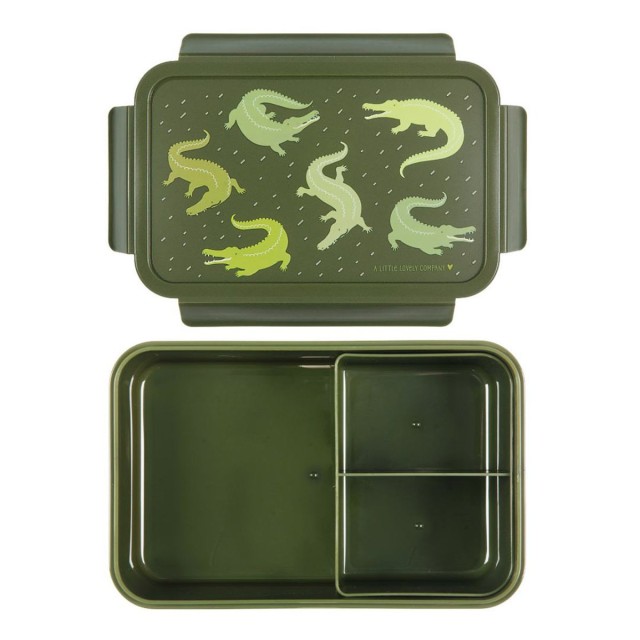 A LITTLE LOVELY COMPANY ΦΑΓΗΤΟΔΟΧΕΙΟ ΜΕ ΧΩΡΙΣΜΑΤΑ CROCODILES 1,2L