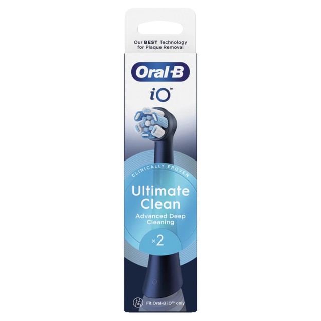 ORAL-B ΑΝΤΑΛΛΑΚΤΙΚΑ  iO ULTIMATE CLEAN BLACK 2τμχ  