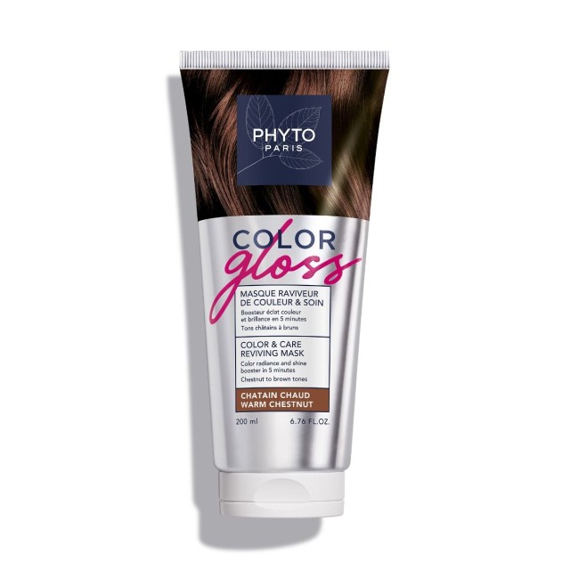 PHYTO COLOR GLOSS MASQUE WARM CHESTNUT 200ML