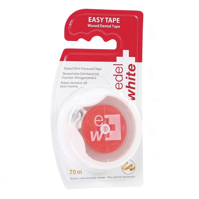 EDEL+WHITE EASY TAPE (70 M) ΟΔΟΝΤΙΚΗ ΤΑΙΝΙΑ ΚΕΡΩΜΕΝΗ