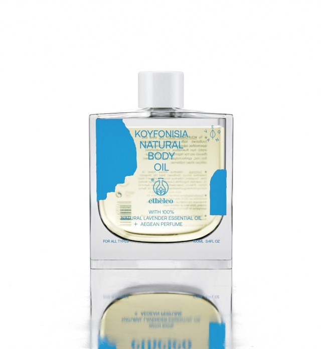 ETHELEO KOUFONISIA  NATURAL BODY OIL  AEGEAN PARFUME 100mL 
