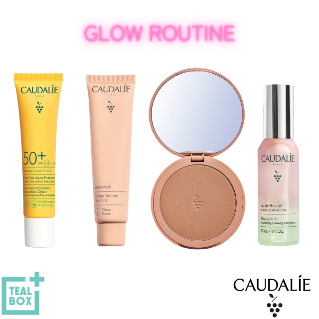 TEALBOX KATES GLOW ROUTINE BY CAUDALIE