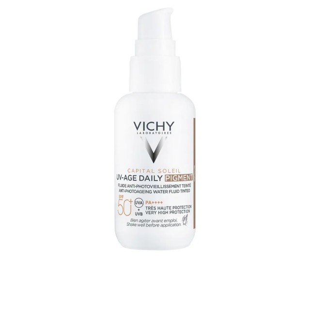 VICHY ΑΝΤΗΛΙΑΚΟ CAPITAL SOLEIL UV-AGE DAILY ΜΕ ΧΡΩΜΑ MEDIUM SPF50+ 40 ML