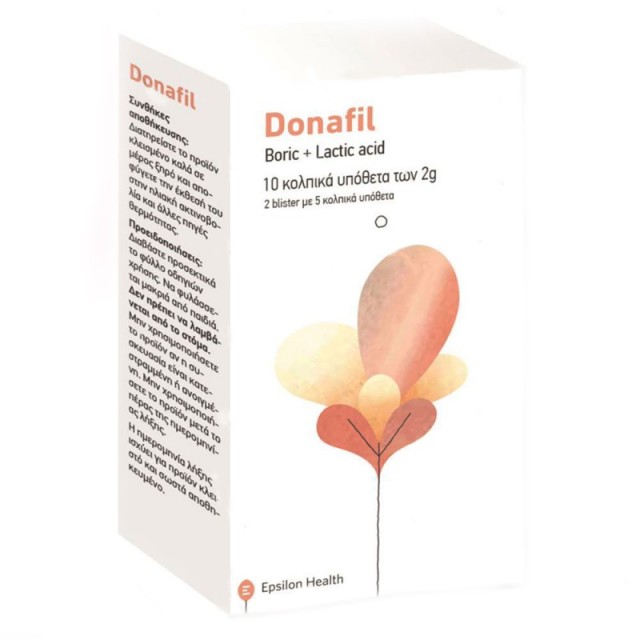 EPSILON HEALTH DONAFIL 10 VAGINAL OVULES 2G