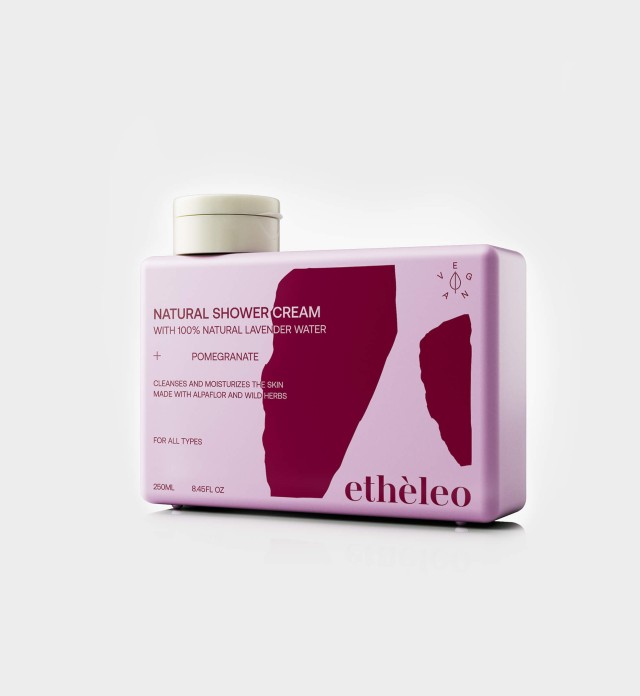 ETHELEO NATURAL SHOWER CREAM POMEGRANATE 250ml