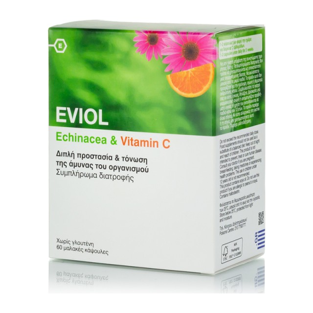 EVIOL ECHINACEA & VITAMIN C x 60