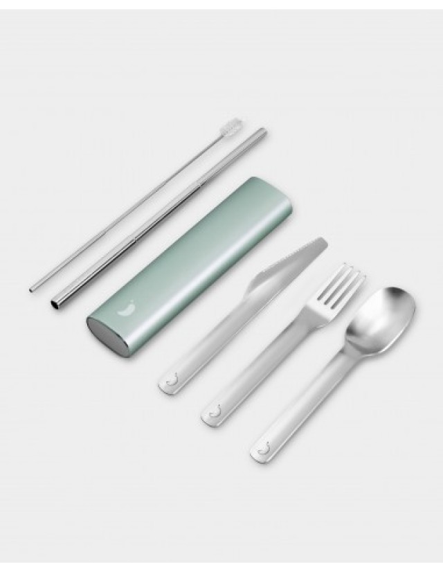 CHILLYS CUTLERY SET LICHEN GREEN