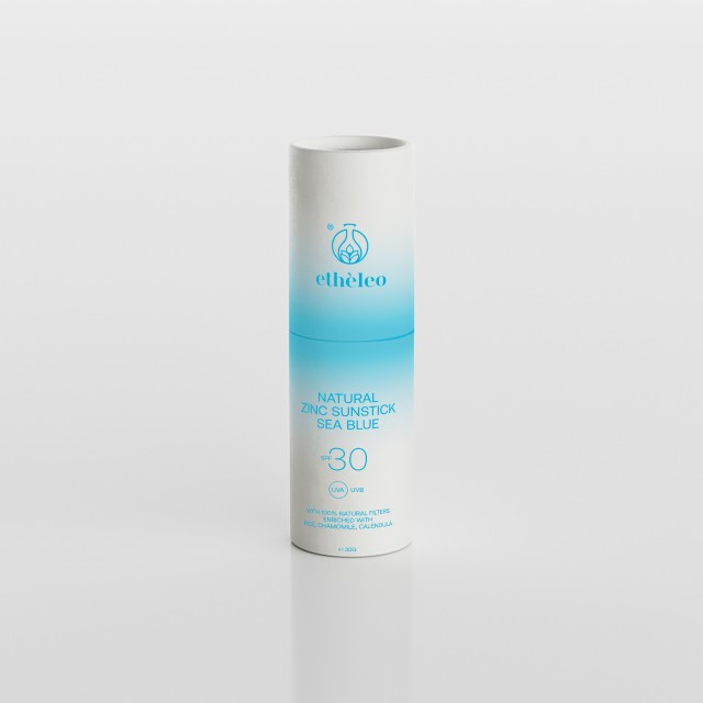 ETHELEO NATURAL ZINC SUNSTICK SEA BLUE SPF30 30GR