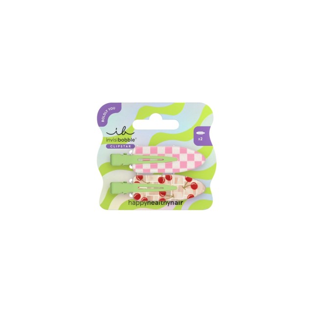 INVISIBOBBLE BOLDLY CLIPSTAR CHERRY TOPPING (2ΤΜΧ)