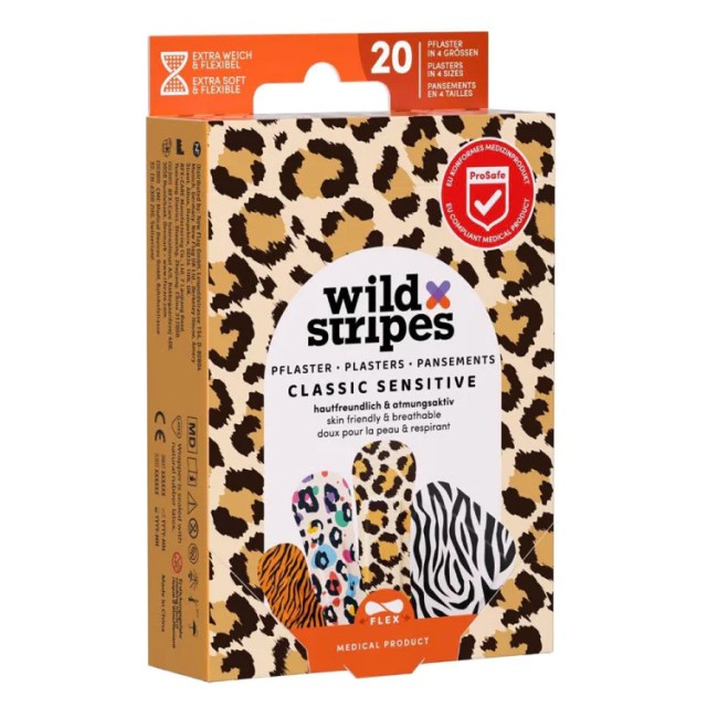 WILD STRIPES CLASSIC SENSITIVE ANIMAL  20PCS