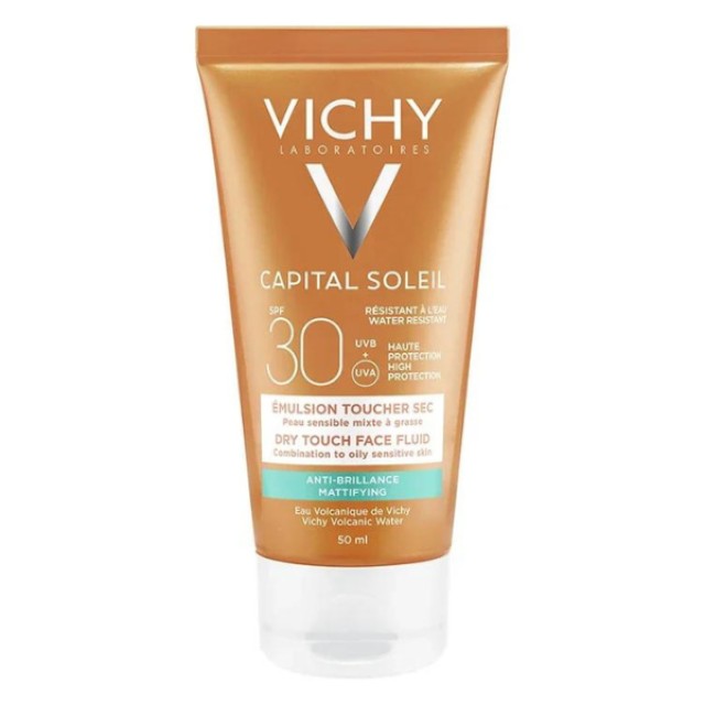 VICHY ΑΝΤΗΛΙΑΚΟ CAPITAL SOLEIL EMULSION DRY TOUCH ΚΑΤΑ ΤΗΣ ΓΥΑΛΑΔΑΣ SPF30 50ML