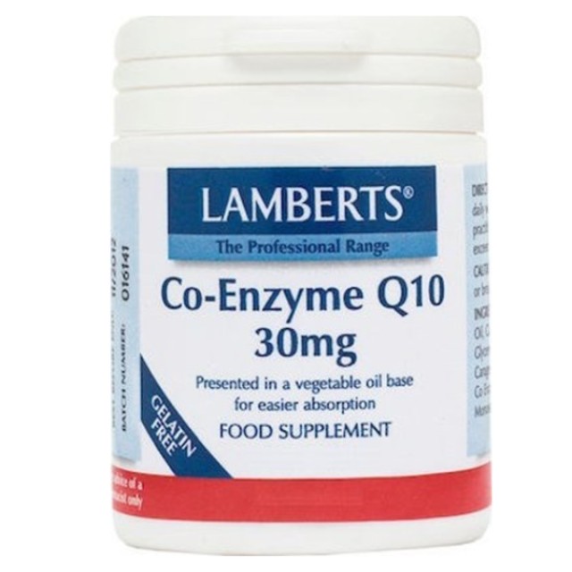 LAMBERTS CO-ENZYME Q10 30MG 30CAPS
