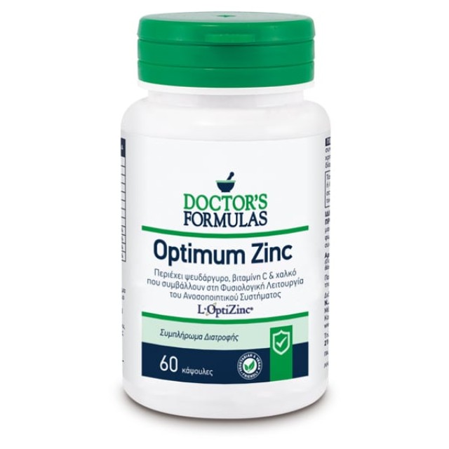 DOCTORS FORMULAS OPTIMUM ZINC 60 VEG.CAPSULES  