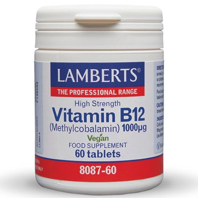 LAMBERTS VIT B-12 1000MCG 60TABS
