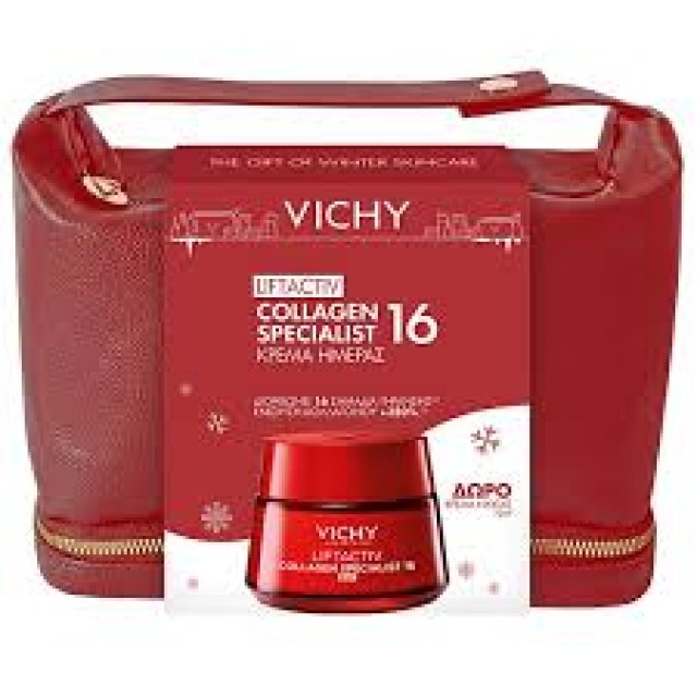 VICHY PROMO LIFTACTIV COLLAGEN SPECIALIST 16 ΚΡΕΜΑ ΗΜΕΡΑΣ 50mL & ΔΩΡΟ LIFTACTIV COLLAGEN SPECIALIST 