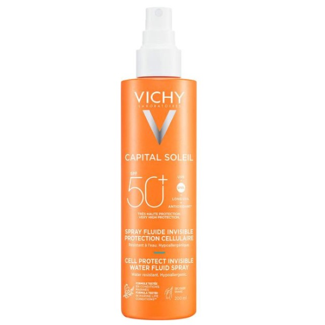 VICHY ΑΝΤΗΛΙΑΚΟ CAPITAL SOLEIL CELL PROTECT SPRAY SPF50+ 200ML