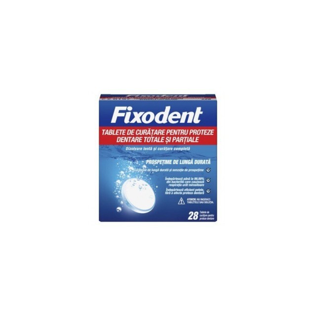 FIXODENT ΤΑΜΠΛΕΤΕΣ ΚΑΘΑΡΙΣΜΟΥ ΓΙΑ ΤΕΧΝ. ΟΔΟΝΤΟΣΤΟΙΧΙΑ