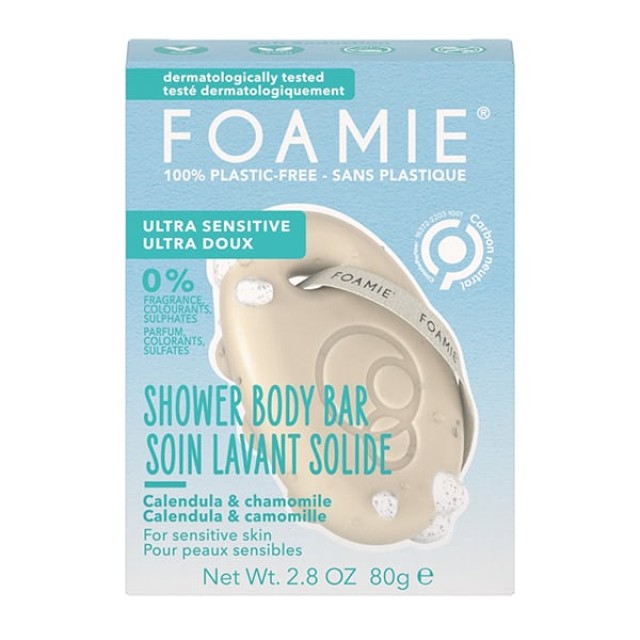 FOAMIE BODY BAR ULTRA SENSITIVE CALENDULA & CHAMOMILE 80GR