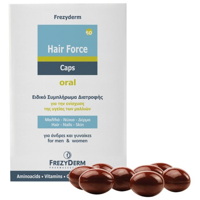 FREZYDERM HAIR FORCE 60CAPS