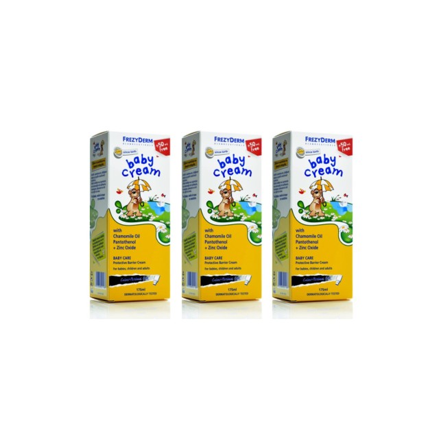 FREZYDERM PACK - BABY CREAM 175ML  x3