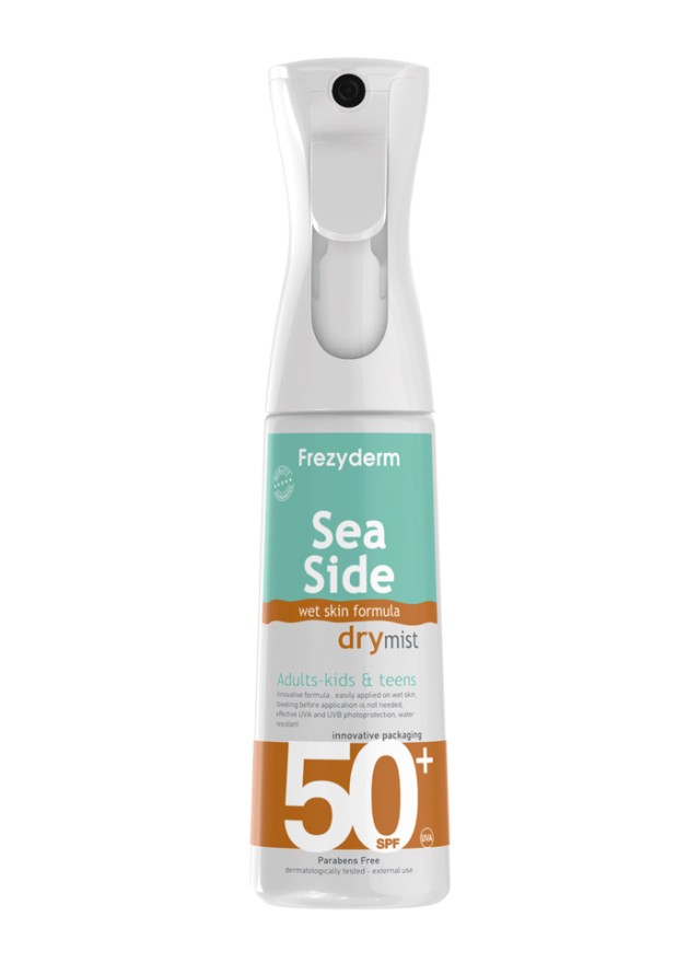 FREZYDERM ΑΝΤΗΛΙΑΚΟ SEA SIDE DRY MIST SPF50+ 300ML