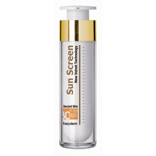 FREZYDERM SUN SCREEN SECOND SKIN VELVET FACE 30+ 50ml