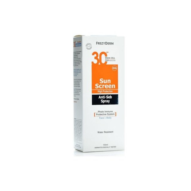 FREZYDERM SUNSCREEN ANTI-SEB SPRAY SPF30 150ML