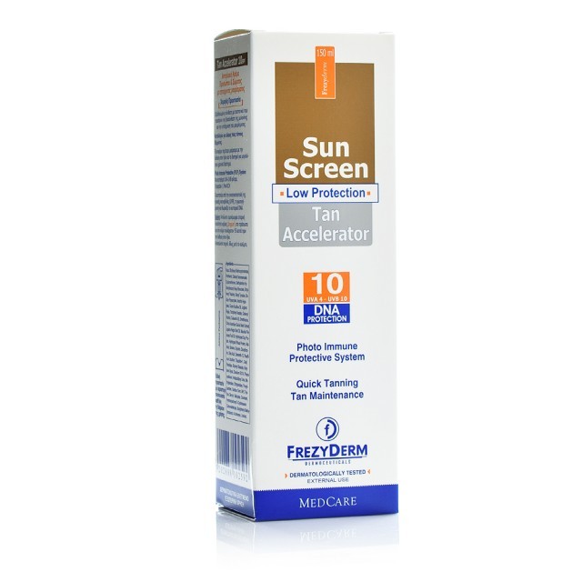 FREZYDERM TANNING ACCELERATOR SPF10 150ML